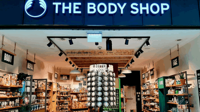 Eine Filiale von The Body Shop